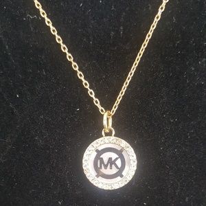 Michael Kors Monogram Mother of Pearl Necklace NWT